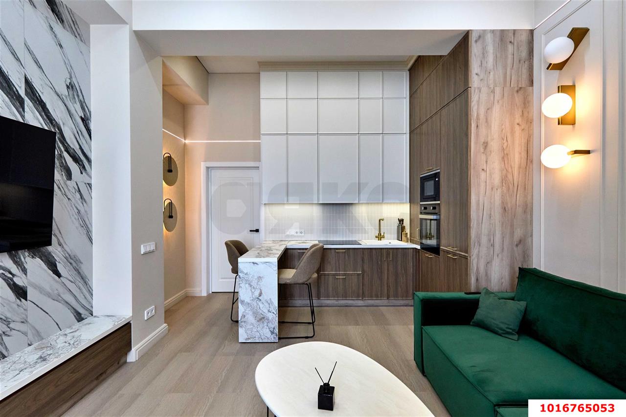 Фото №6: 1-комнатная квартира 67 м² - Краснодар, ЖК Девелопмент Плаза, Завод Измерительных Приборов, Прикубанский внутригородской округ, мкр. жилой комплекс Девелопмент Плаза, ул. имени 40-летия Победы, 33Г