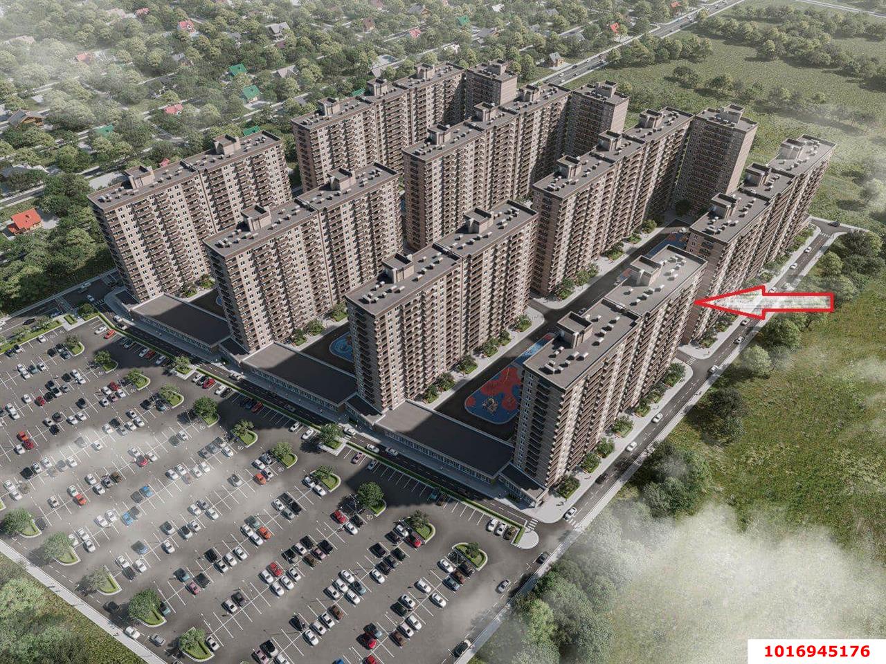 Фото №20: 2-комнатная квартира 53 м² - Краснодар, Прикубанский внутригородской округ, мкр. жилой комплекс Ракурс, ул. имени Героя Ростовского, 8к2