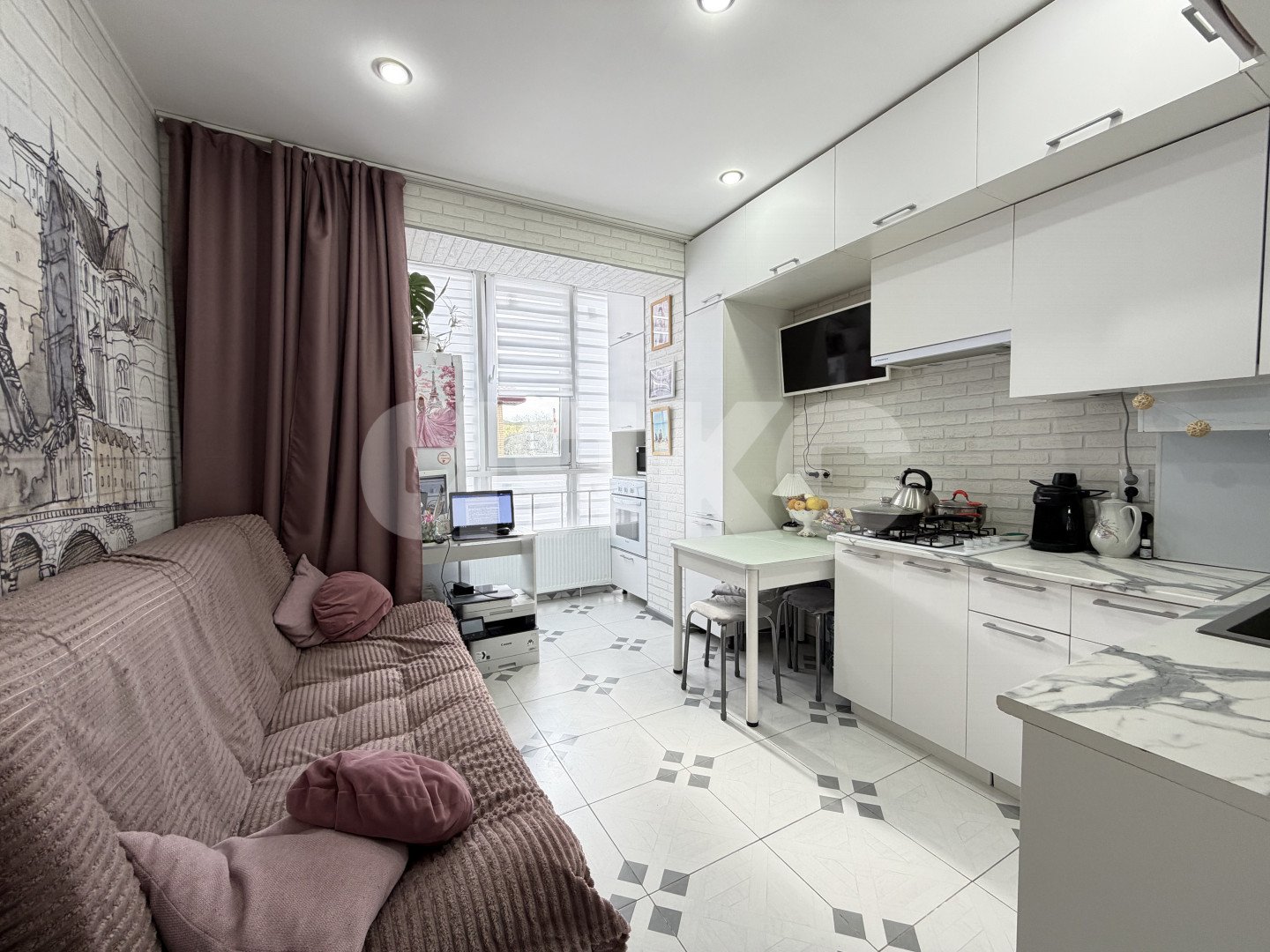 Фото №1: 2-комнатная квартира 56 м² - Горячий Ключ, Старый Рынок, мкр. Старый Рынок, ул. Солнечный Берег, 10А