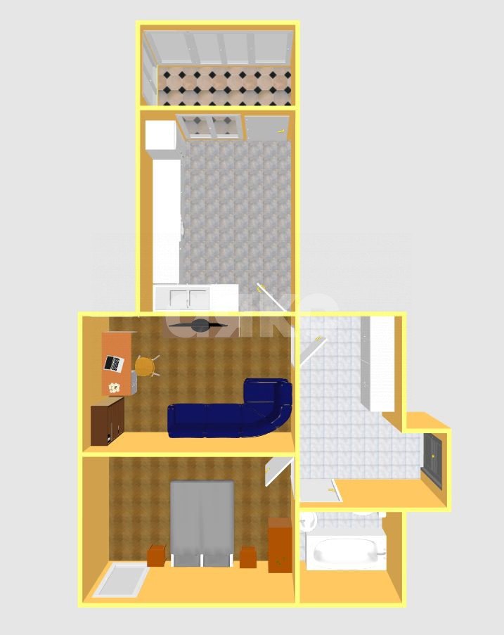 Фото №26: 2-комнатная квартира 50 м² - Анапа, 3Б, жилой комплекс Метеора, 3Б, мкр. жилой комплекс Метеора, ул. Ленина, 185Ак1