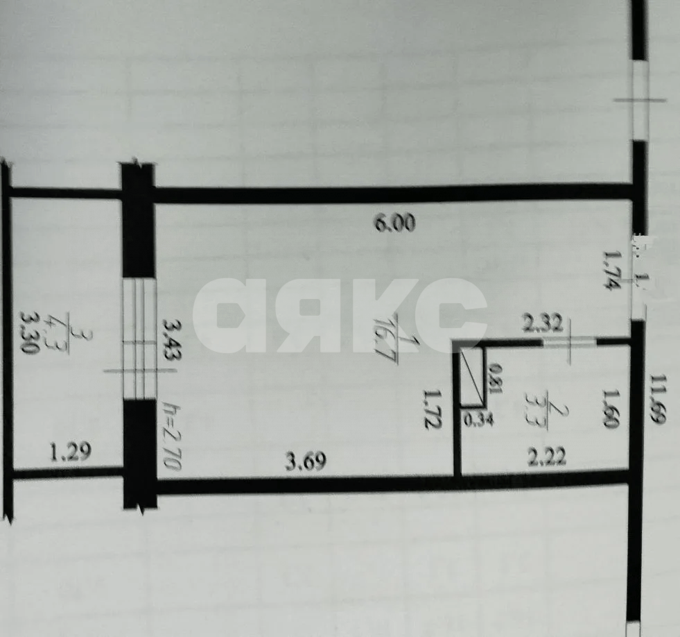 Фото №15: Студия 24 м² - Горячий Ключ, Администрация, мкр. Администрация, ул. Пономаренко, 5А