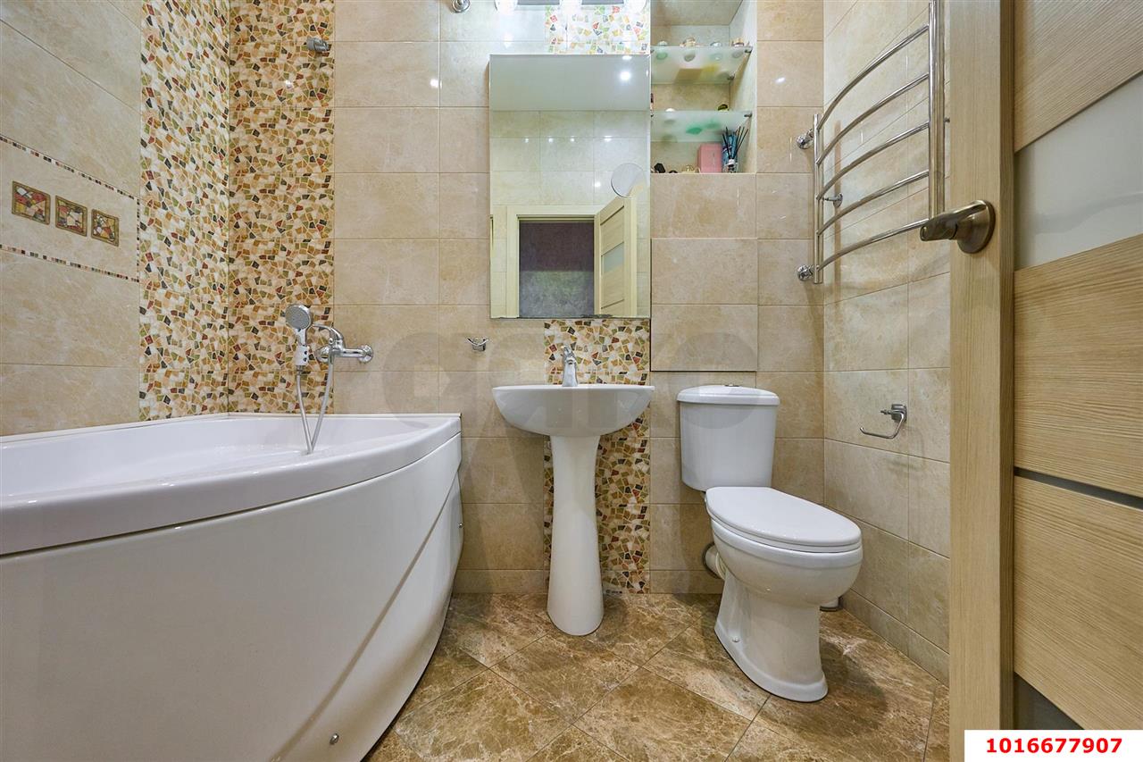 Фото №8: 1-комнатная квартира 52 м² - Краснодар, Прикубанский внутригородской округ, Фестивальный, Солнечный, мкр. жилой комплекс Янтарный 3, пр-кт Константина Образцова, 4к1