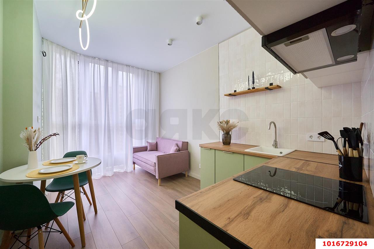 Фото №1: 1-комнатная квартира 30 м² - Краснодар, Прикубанский внутригородской округ, мкр. Достояние, ул. Конгрессная, 31