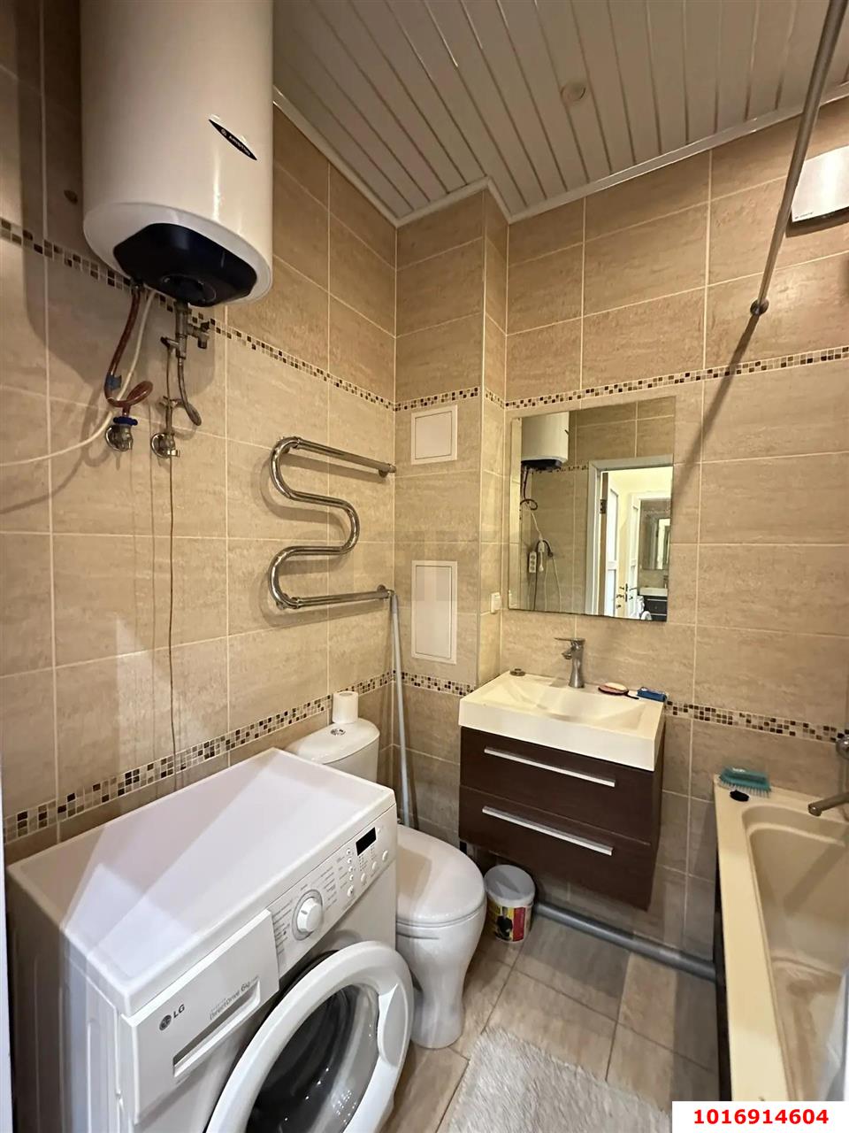 Фото №6: 1-комнатная квартира 28 м² - Краснодар, Прикубанский внутригородской округ, Калинино, мкр. Завод Радиоизмерительных Приборов, пер. Ленинский, 13