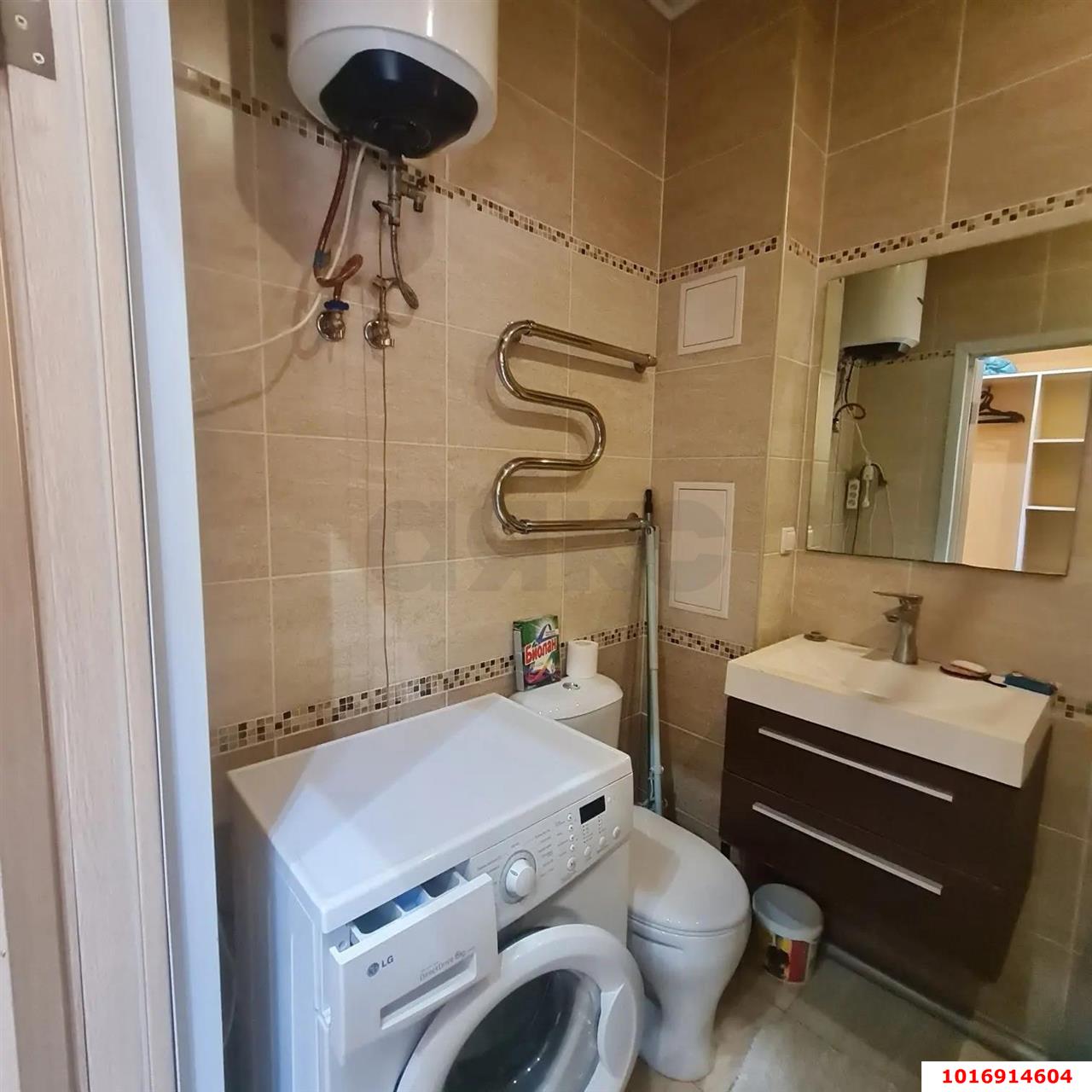 Фото №8: 1-комнатная квартира 28 м² - Краснодар, пер. Ленинский, 13