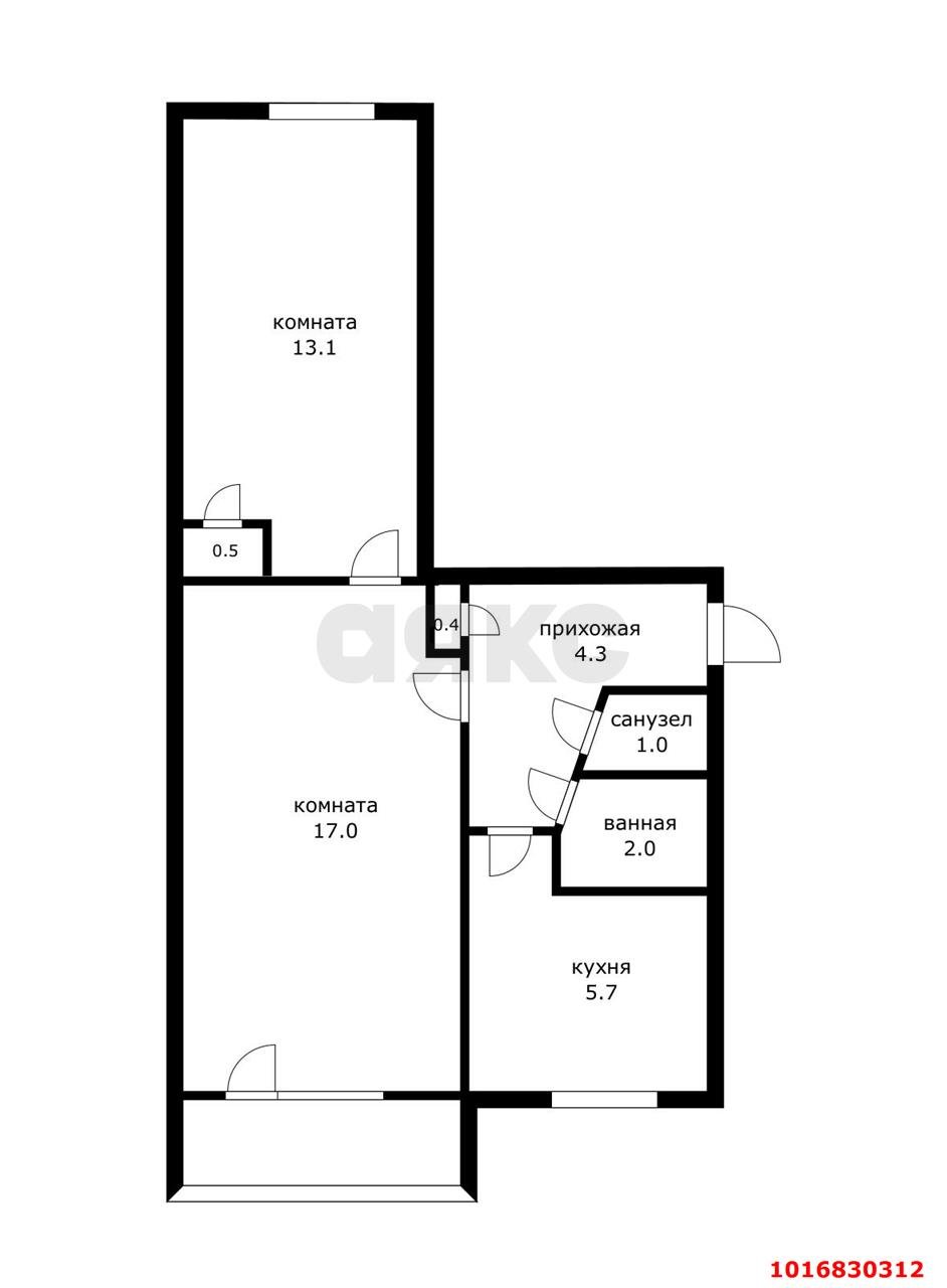 Фото №20: 2-комнатная квартира 44 м² - Краснодар, Карасунский внутригородской округ, ж/м Пашковский, ул. имени Евдокии Бершанской, 76