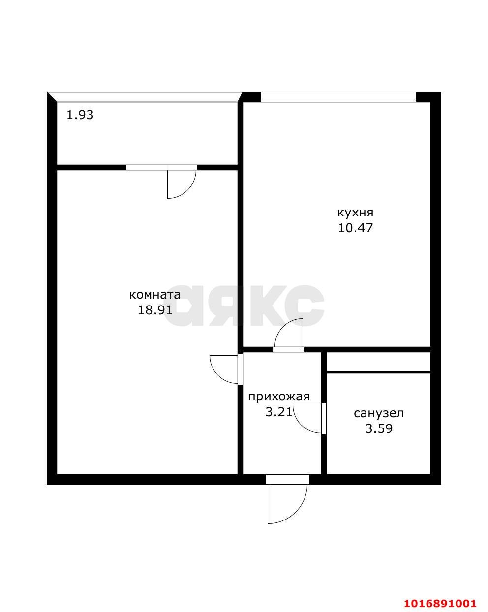 Фото №6: 1-комнатная квартира 40 м² - Сочи, Хостинский, жилой комплекс Кислород, мкр. Бытха, ул. Ясногорская, 16/2