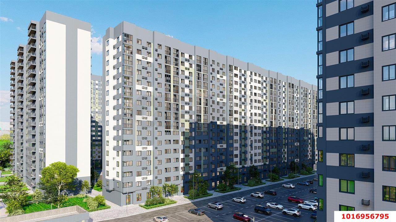 Фото №1: 2-комнатная квартира 55 м² - Краснодар, мкр. Карасунский внутригородской округ, ул. имени Владимира Жириновского, 7