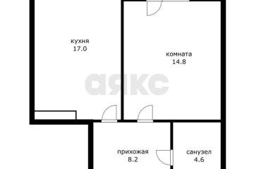 Фото №2: 1-комнатная квартира 48 м² - Краснодар, мкр. жилой комплекс Ural, ул. Уральская, 87/7