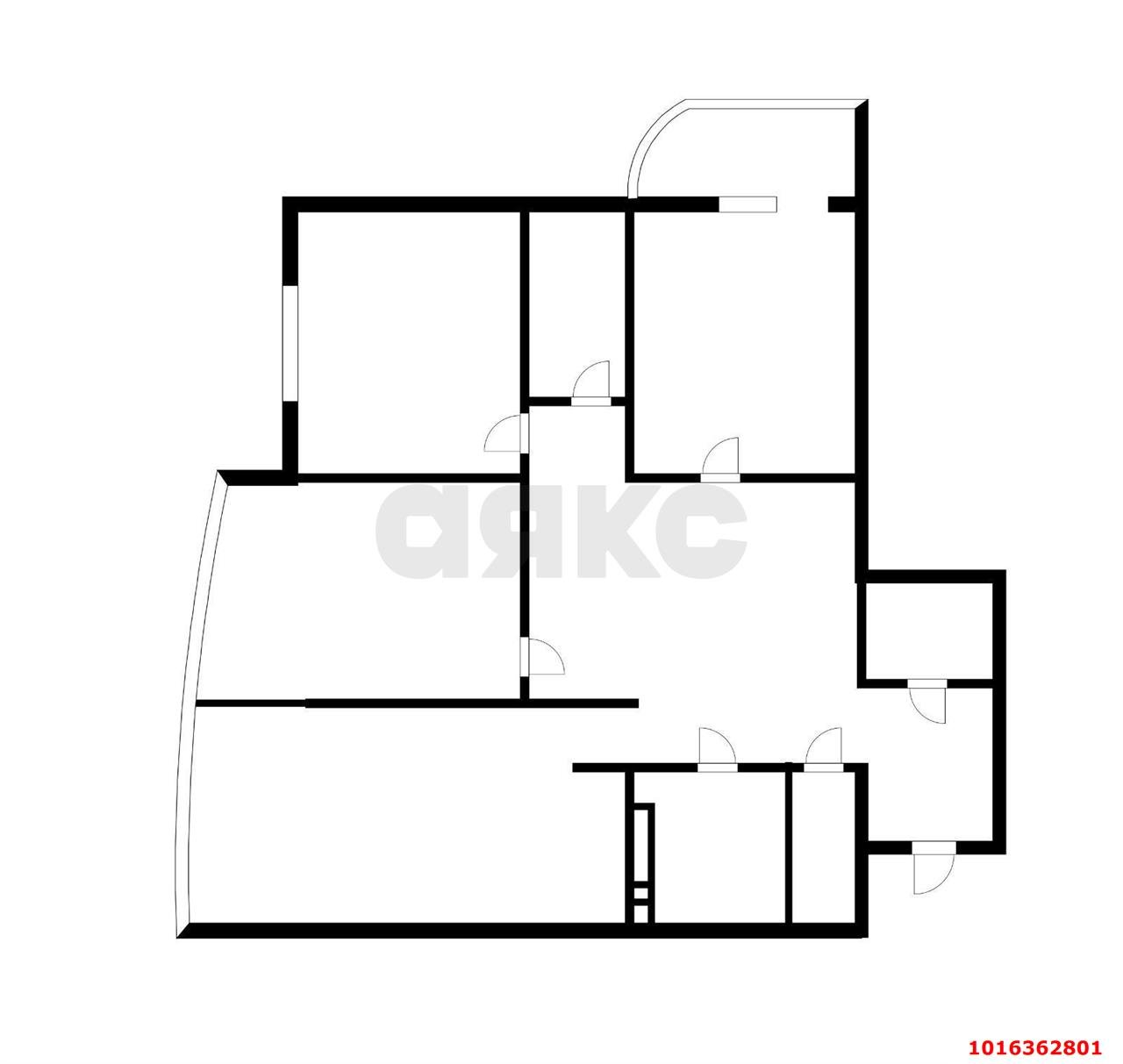 Фото №18: 3-комнатная квартира 87 м² - Краснодар, ЖК Цветы, Прикубанский внутригородской округ, Фестивальный, мкр. жилой комплекс Цветы, ул. Круговая, 4Вк7