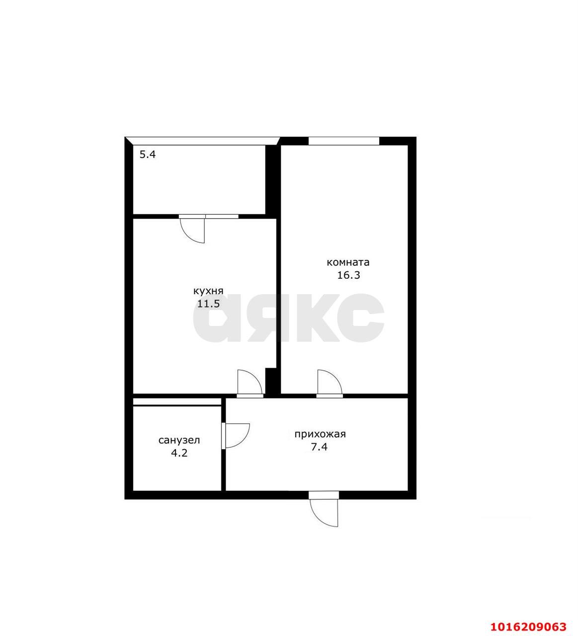 Фото №11: 1-комнатная квартира 39 м² - Краснодар, Прикубанский внутригородской округ, мкр. Восточно-Кругликовский, ул. им. Героя Яцкова И.В., 10