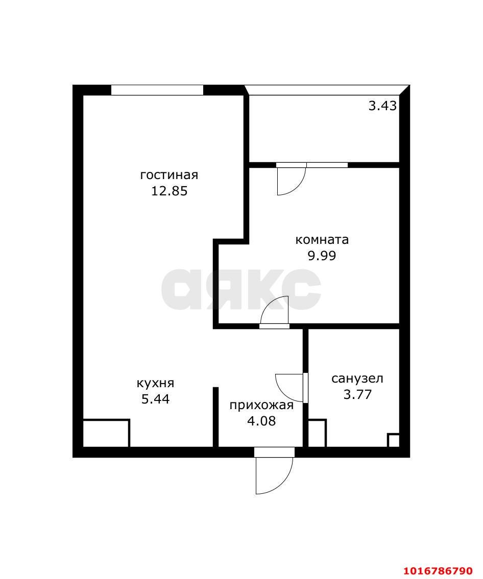 Фото №16: 1-комнатная квартира 37 м² - Краснодар, Карасунский внутригородской округ, Хлопчато-бумажный Комбинат, мкр. жилой квартал Патрики, ул. Сормовская, лит1/1