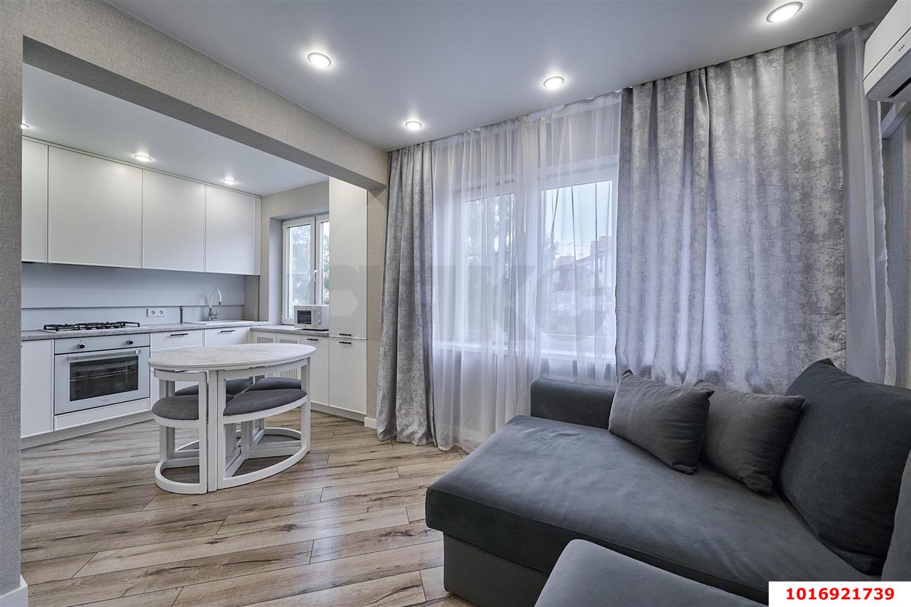 Фото №2: 1-комнатная квартира 36 м² - Краснодар, Прикубанский внутригородской округ, мкр. Фестивальный, ул. Гагарина, 59