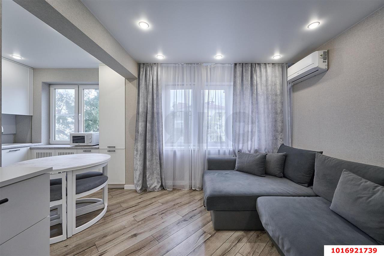 Фото №6: 1-комнатная квартира 36 м² - Краснодар, Прикубанский внутригородской округ, мкр. Фестивальный, ул. Гагарина, 59