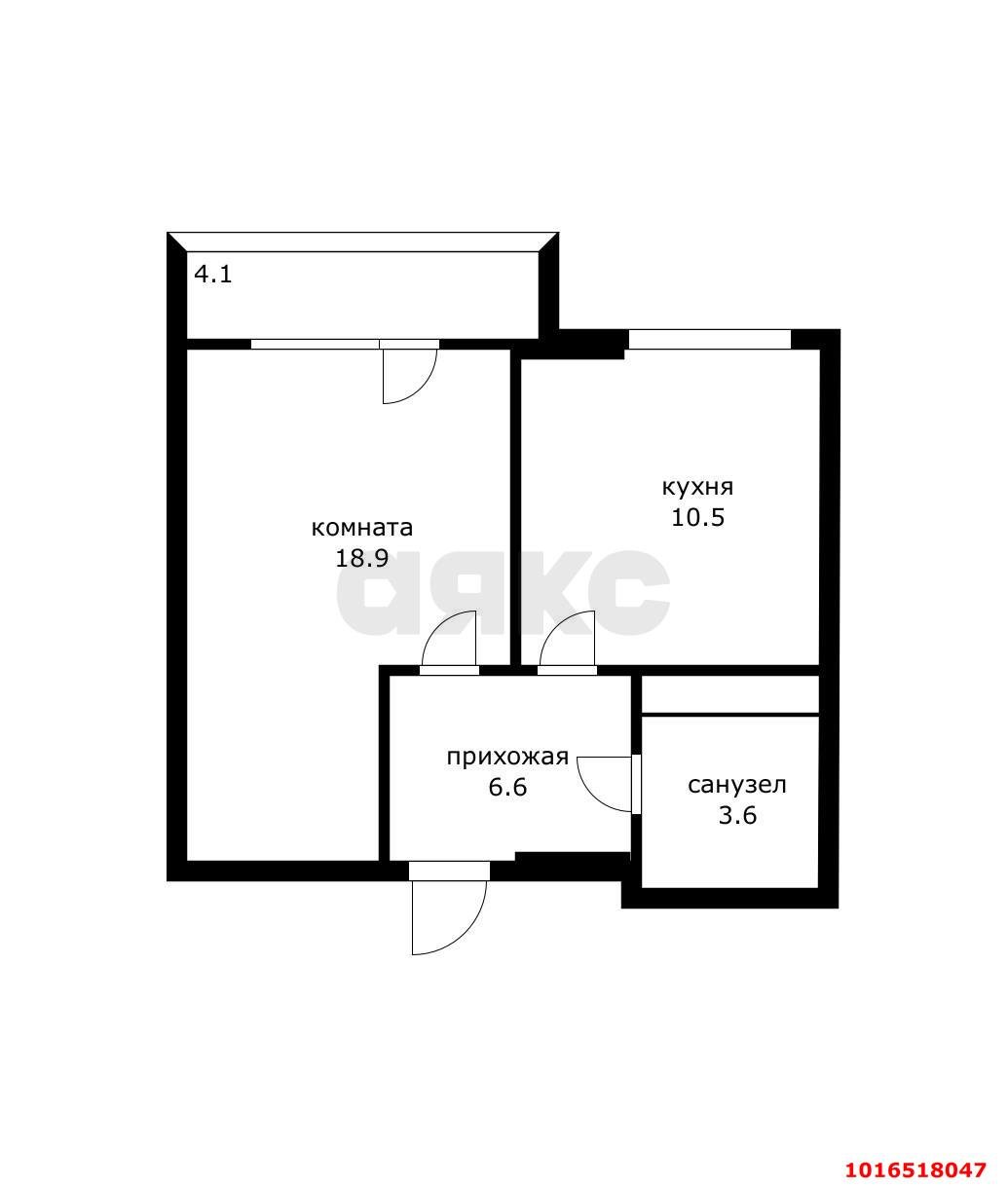 Фото №15: 1-комнатная квартира 39 м² - Краснодар, Карасунский внутригородской округ, жилой комплекс Восход, мкр. Гидростроителей, ул. Гидростроителей, 61
