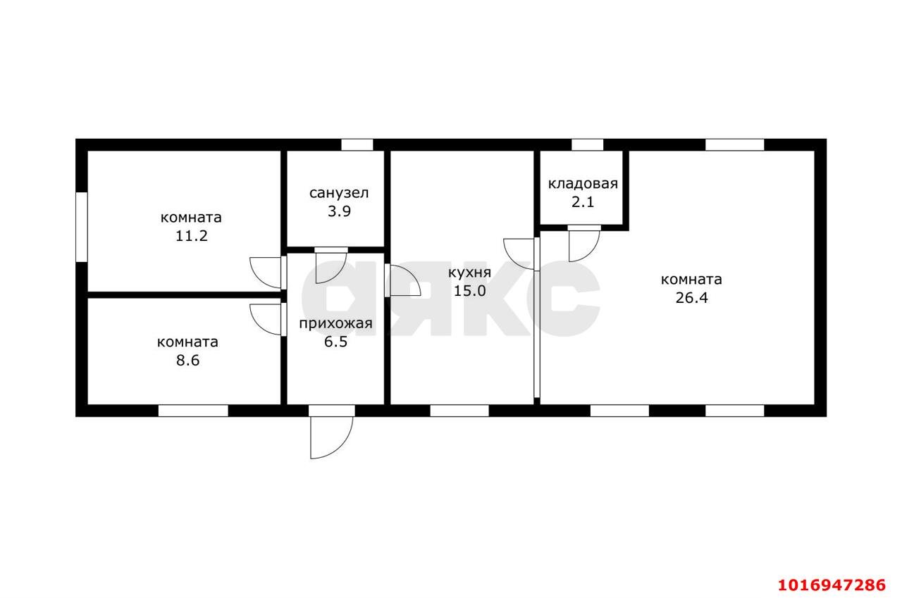 Фото №11: Дом 78 м² + 3 сот. - Российский, мкр. Прикубанский внутригородской округ, ул. Аляскинская, 38/2