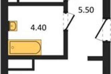 Фото №1: 1-комнатная квартира 46 м² - Краснодар, мкр. ЖК Парк у Дома, ул. Героев-Разведчиков, 11к2