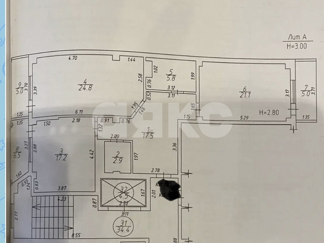 Фото №24: 2-комнатная квартира 105 м² - Анапа, ул. Таманская, 24