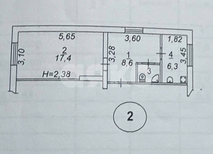 Фото №16: 1-комнатная квартира 35 м² - Мариуполь, Левобережный, мкр. Азовский, пр-кт Победы, 86