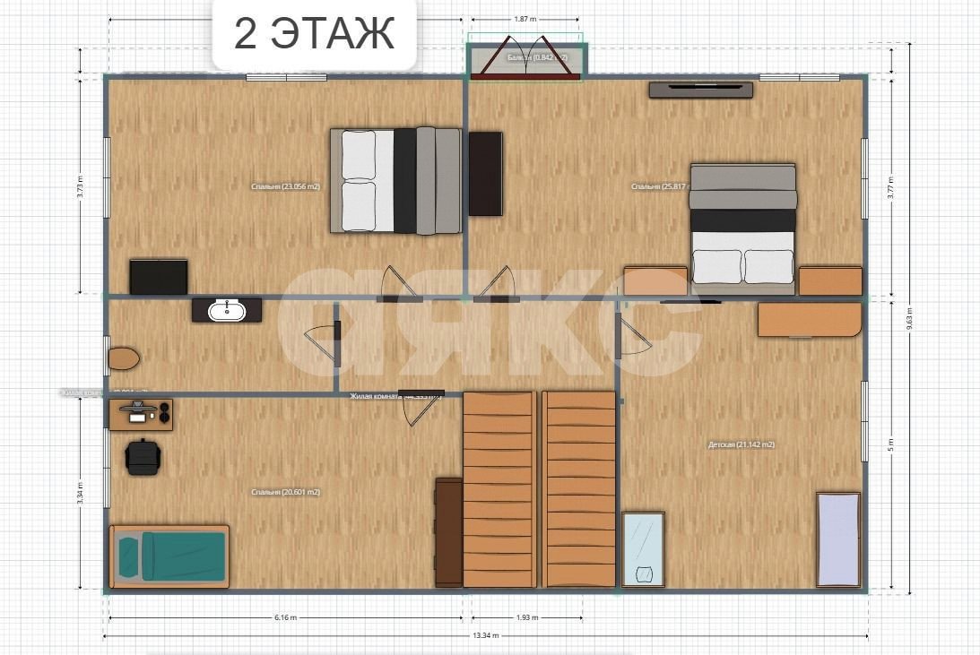 Фото №48: Дом 200 м² + 612 сот. - Грибки, мкр. СНТ Грибки, ул. 5-я Линия
