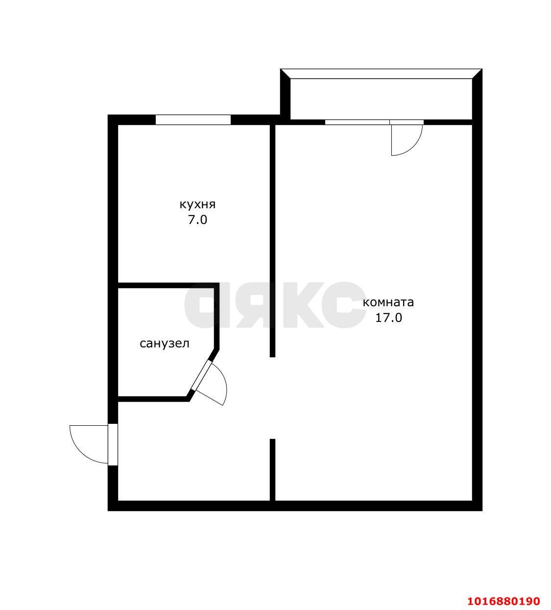 Фото №13: 1-комнатная квартира 34 м² - Краснодар, Карасунский внутригородской округ, мкр. Хлопчато-бумажный Комбинат, ул. Таганрогская, 5
