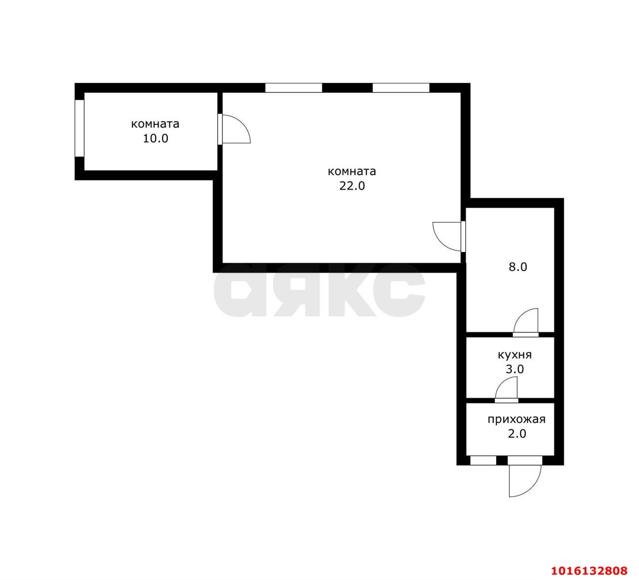 Фото №11: 2-комнатная квартира 45 м² - Краснодар, Западный внутригородской округ, мкр. Центральный, ул. Фрунзе, 110