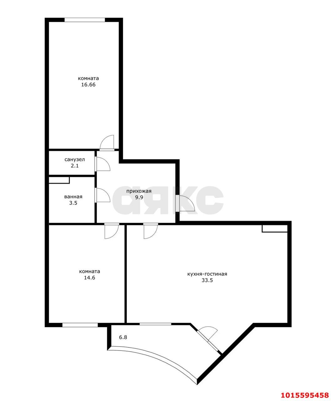 Фото №17: 2-комнатная квартира 83 м² - Краснодар, Достояние, мкр. Прикубанский внутригородской округ, ул. Конгрессная, 27