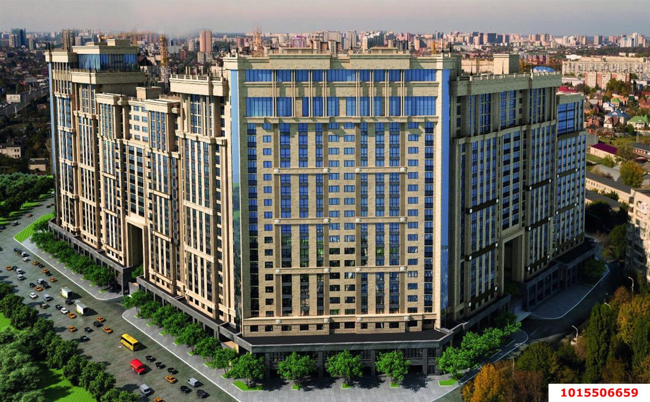 Фото №7: 1-комнатная квартира 39 м² - Краснодар, Школьный, Прикубанский внутригородской округ, Круглик, мкр. жилой комплекс Сердце, ул. Школьная, 1