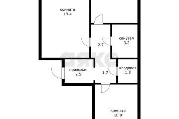 Фото №5: 2-комнатная квартира 51 м² - Краснодар, мкр. Музыкальный, ул. имени И.И. Дунаевского, 9