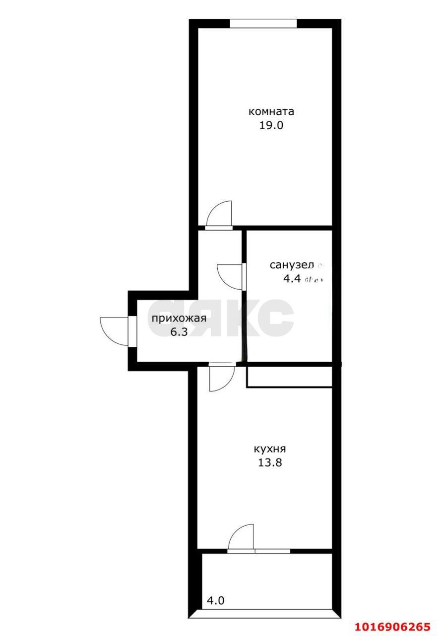 Фото №18: 1-комнатная квартира 48 м² - Краснодар, Солнечный, Прикубанский внутригородской округ, мкр. Фестивальный, ул. Казбекская, 5