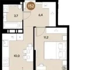 Фото №1: 1-комнатная квартира 31 м² - Краснодар, мкр. Прикубанский внутригородской округ, 