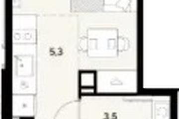 Фото №1: Студия 21 м² - Краснодар, мкр. Прикубанский внутригородской округ, 