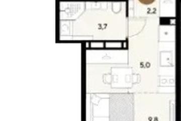 Фото №1: Студия 20 м² - Краснодар, мкр. Прикубанский внутригородской округ, 
