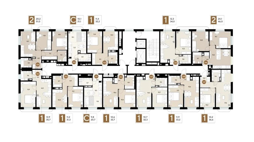 Фото №8: 2-комнатная квартира 51 м² - Краснодар, мкр. Прикубанский внутригородской округ