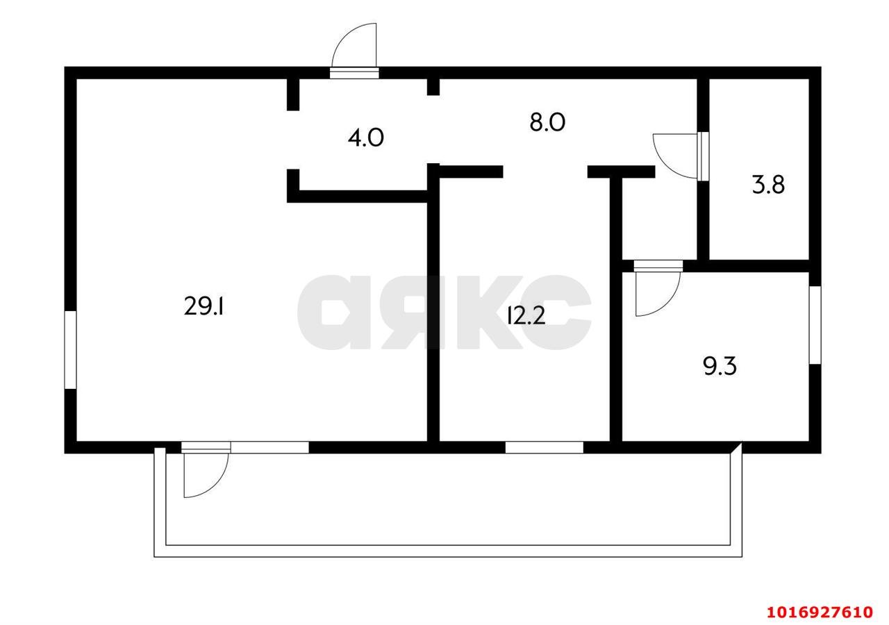 Фото №17: 2-комнатная квартира 75 м² - Краснодар, Центральный внутригородской округ, Западный внутригородской округ, мкр. Центральный, ул. имени Пушкина, 5