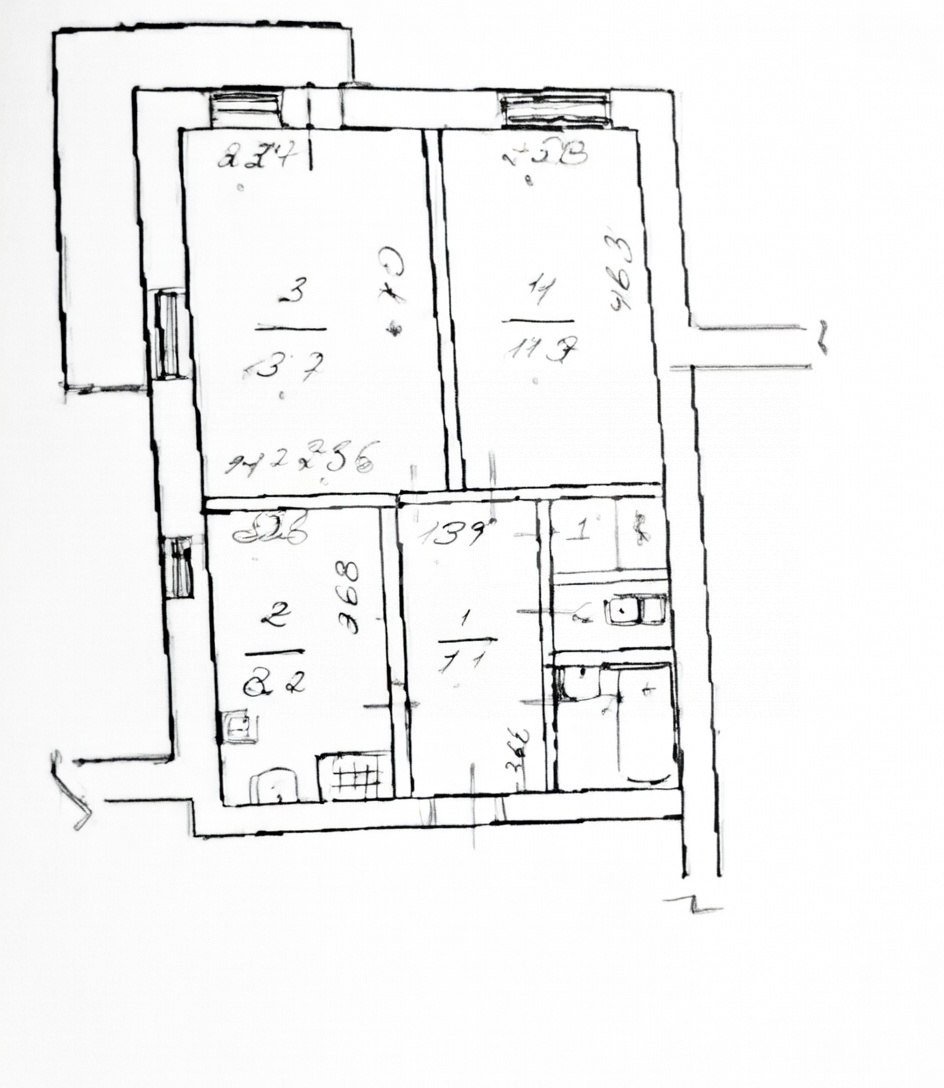 Фото №13: 2-комнатная квартира 49 м² - Мариуполь, Жовтневый, Западный, мкр. 22-й, б-р Шевченко, 343