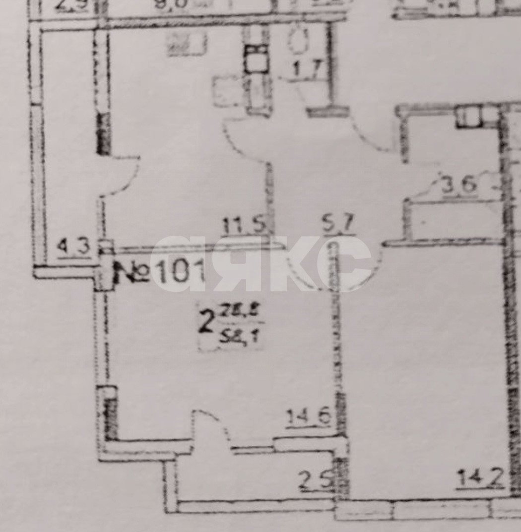 Фото №22: 2-комнатная квартира 62 м² - Анапа, мкр. жилой комплекс Южный, ул. Ленина, 180Ак12