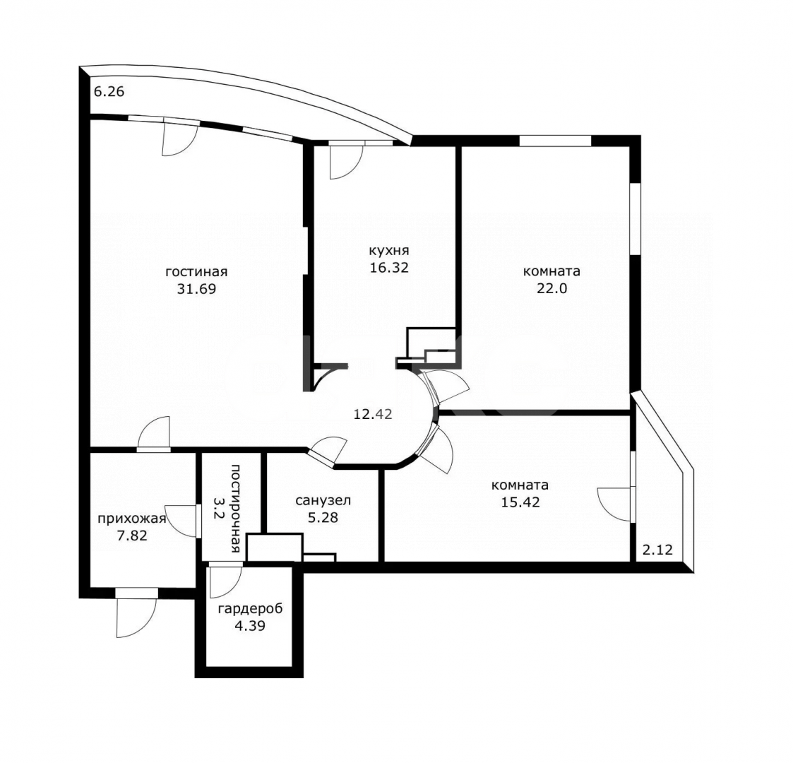 Фото №44: 3-комнатная квартира 127 м² - Реутов, мкр. 6А, ул. Реутовских Ополченцев, 4