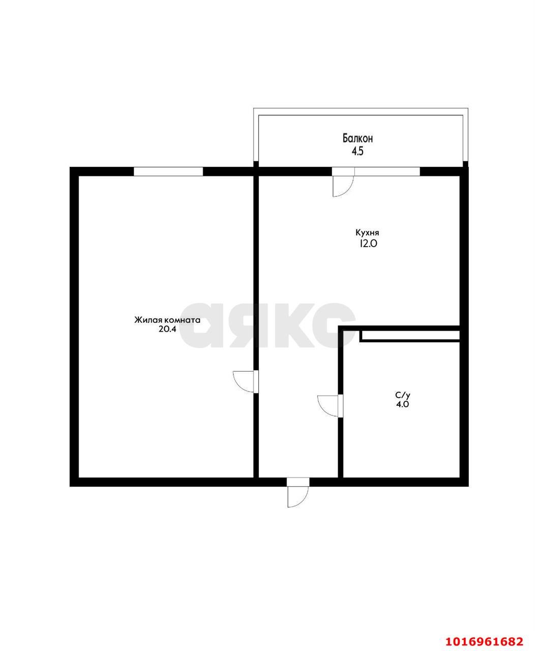 Фото №9: 1-комнатная квартира 43 м² - Краснодар, Камвольно-суконный Комбинат, мкр. Карасунский внутригородской округ, ул. Магистральная, 11