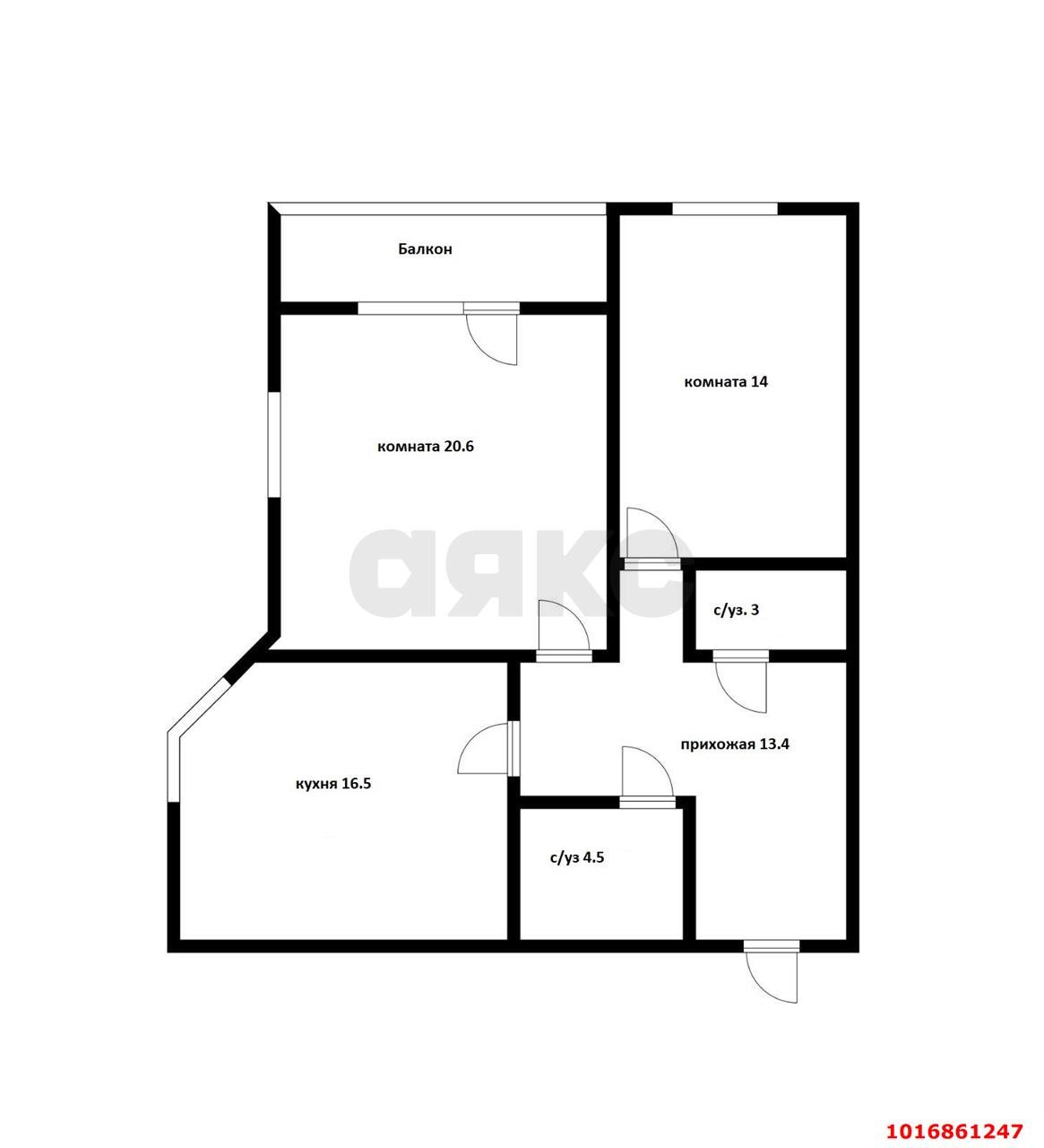 Фото №17: 2-комнатная квартира 80 м² - Краснодар, Западный внутригородской округ, мкр. Фестивальный, ул. Гаражная, 81/9