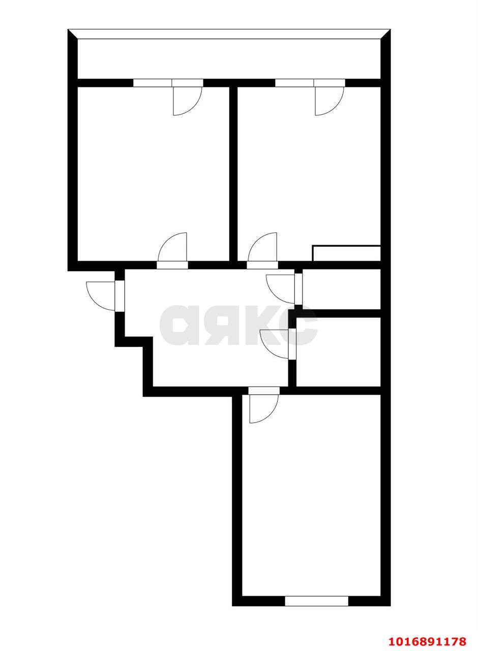 Фото №15: 2-комнатная квартира 85 м² - Краснодар, Западный внутригородской округ, мкр. Фестивальный, ул. Гаражная, 71/1