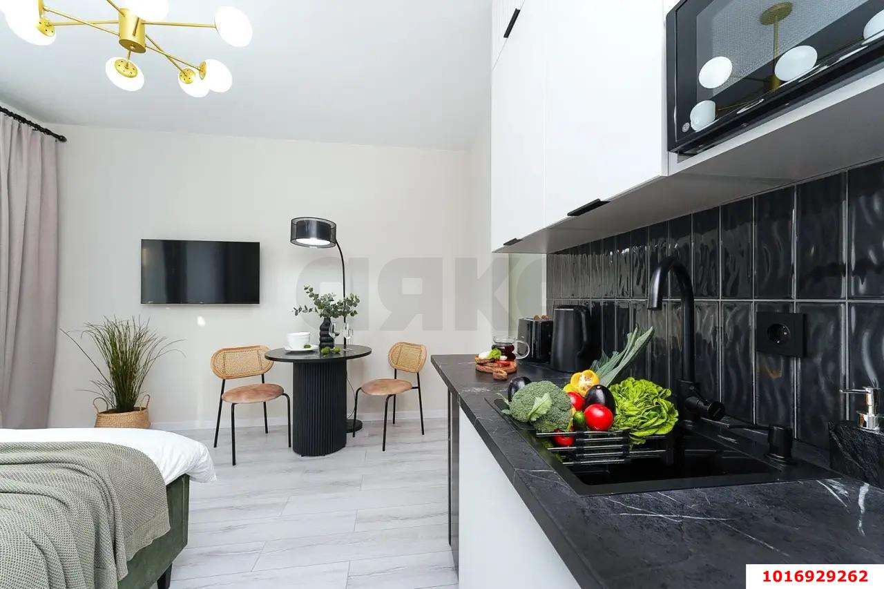 Фото №2: Студия 25 м² - Краснодар, Прикубанский внутригородской округ, мкр. жилой комплекс Спортивная Деревня, ул. имени Генерала Корнилова, 12к1