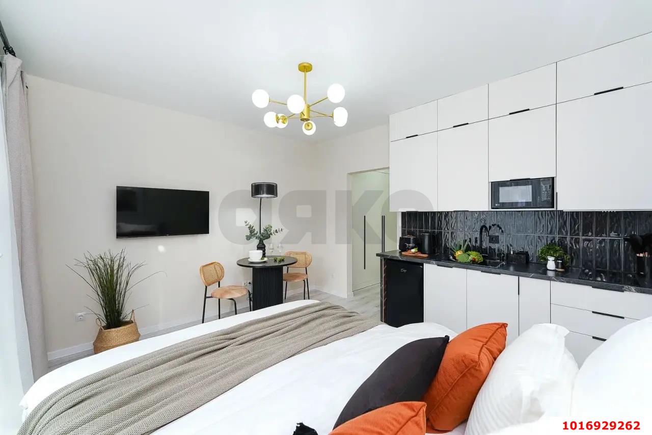 Фото №1: Студия 25 м² - Краснодар, Прикубанский внутригородской округ, мкр. жилой комплекс Спортивная Деревня, ул. имени Генерала Корнилова, 12к1