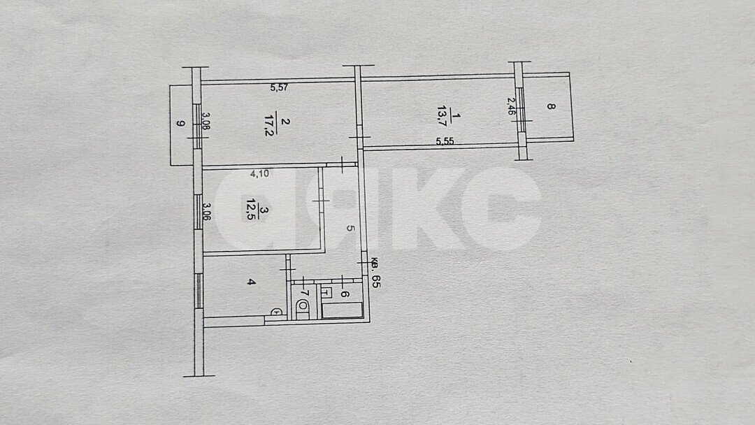 Фото №18: 3-комнатная квартира 60 м² - Воскресенск, мкр. Новлянский, ул. Зелинского, 3Б