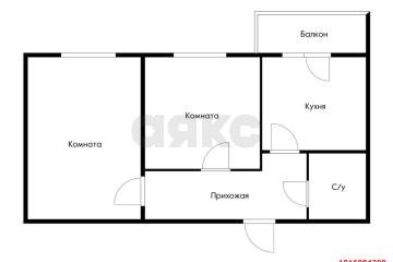 Фото №1: 2-комнатная квартира 39 м² - Новая Адыгея, мкр. ЖК Дарград, ул. Тургеневское шоссе, 33/3к22