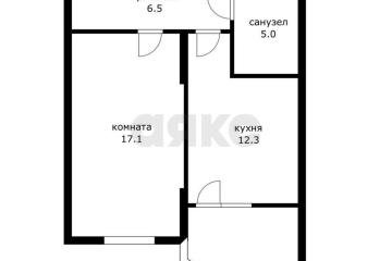 Фото №1: 1-комнатная квартира <span class="whitespace-nowrap">40 м²</span>, <span class="whitespace-nowrap">2/16 эт.</span> - Краснодар, мкр. Завод Радиоизмерительных Приборов, ул. Кирилла Россинского