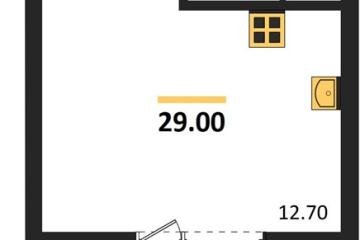 Фото №1: Студия 29 м² - Майкоп, мкр. ЖК Звезды, 