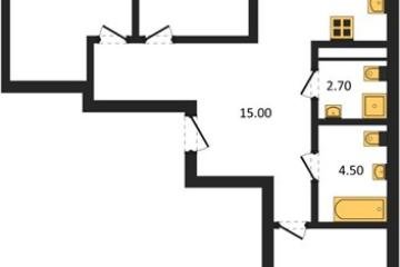 Фото №1: 3-комнатная квартира 87 м² - Майкоп, мкр. ЖК Звезды, 