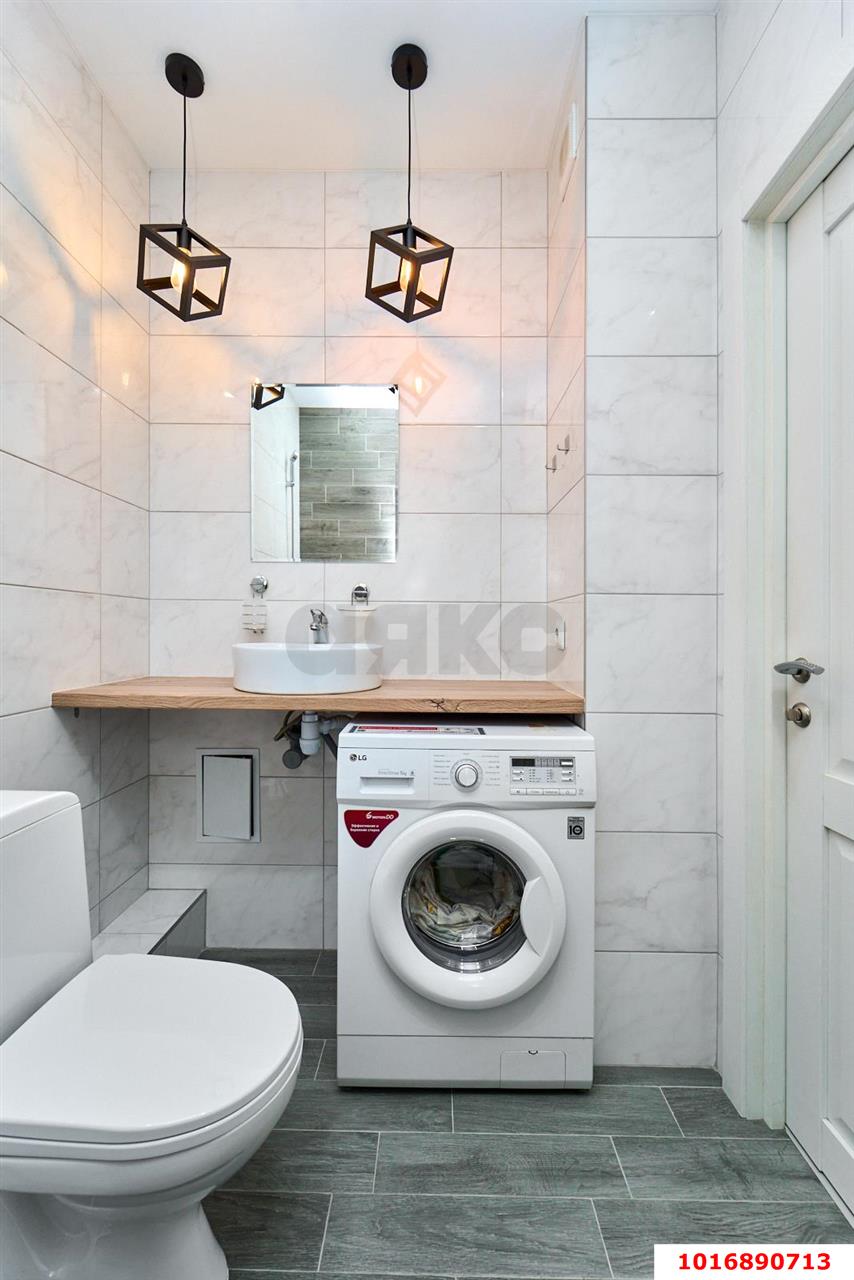 Фото №12: 1-комнатная квартира 36 м² - Краснодар, Прикубанский внутригородской округ, Калинино, Завод Радиоизмерительных Приборов, мкр. ЖК Акварели-2, ул. Тепличная, 62/1к4