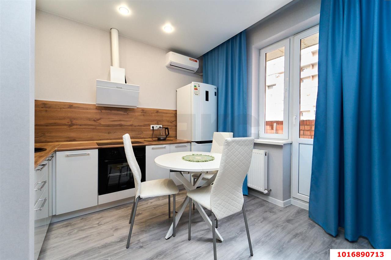 Фото №1: 1-комнатная квартира 36 м² - Краснодар, Прикубанский внутригородской округ, Калинино, Завод Радиоизмерительных Приборов, мкр. ЖК Акварели-2, ул. Тепличная, 62/1к4